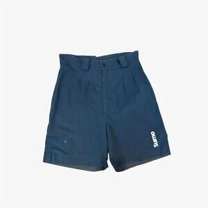 Argentinian vintage high waisted tailored blue shorts “sumo” - fits like 0/XS
